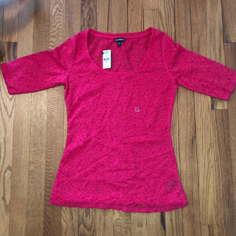 Express lace top